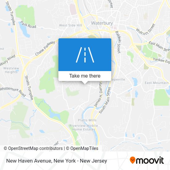 Mapa de New Haven Avenue
