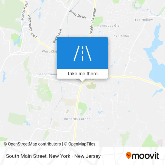 South Main Street map