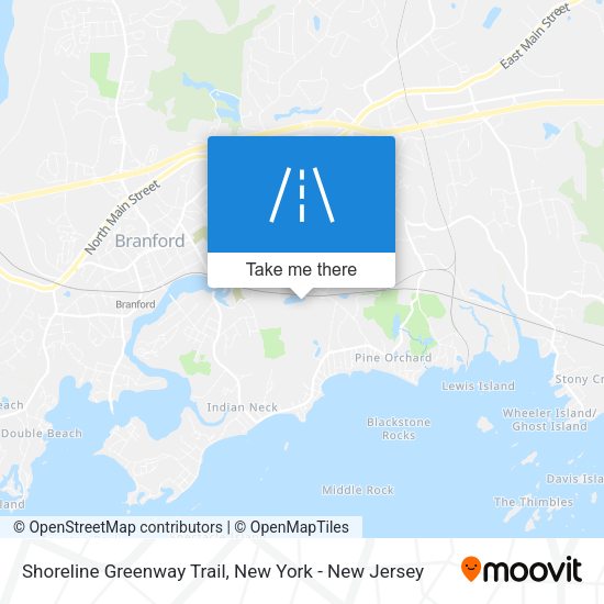 Shoreline Greenway Trail map