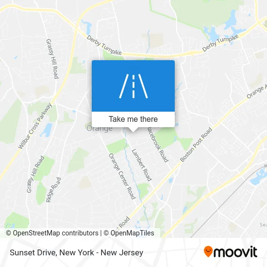 Sunset Drive map