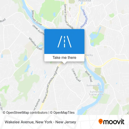 Mapa de Wakelee Avenue