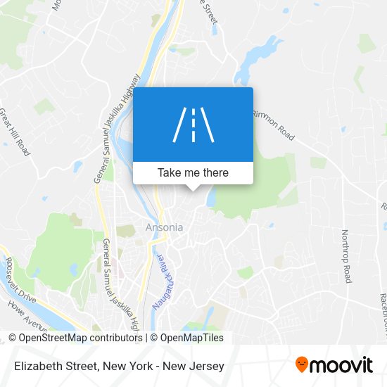 Mapa de Elizabeth Street