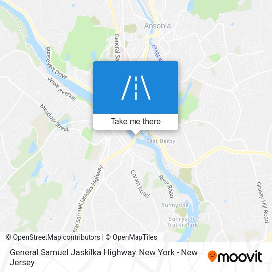 Mapa de General Samuel Jaskilka Highway