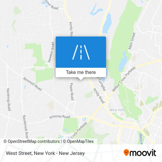 Mapa de West Street