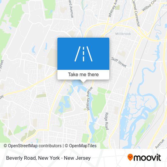 Beverly Road map