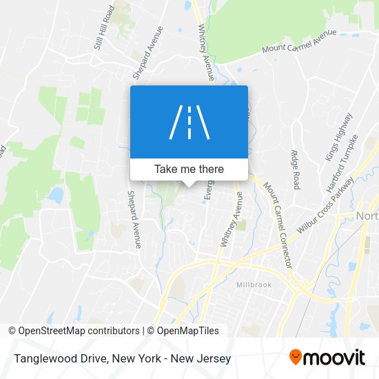 Tanglewood Drive map