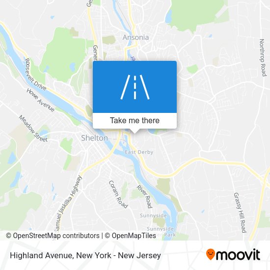 Mapa de Highland Avenue