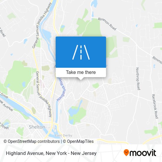 Mapa de Highland Avenue