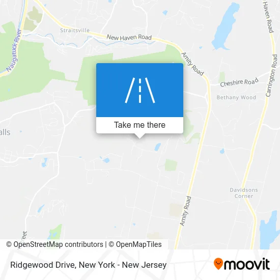 Ridgewood Drive map