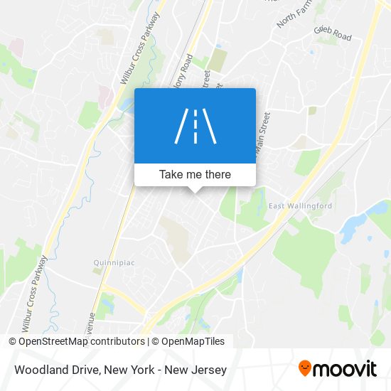 Woodland Drive map