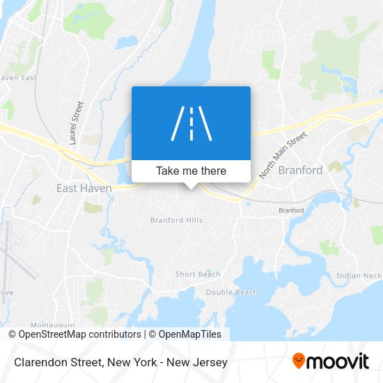 Mapa de Clarendon Street