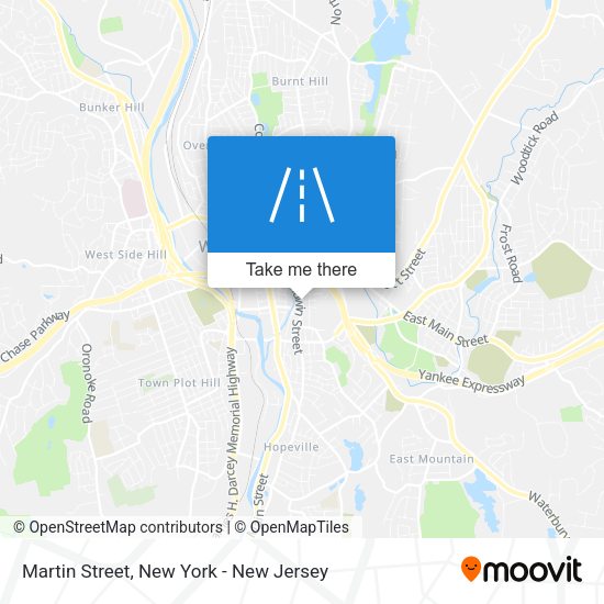Mapa de Martin Street