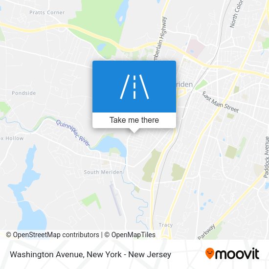 Mapa de Washington Avenue