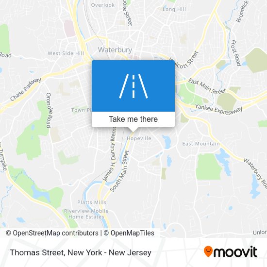 Mapa de Thomas Street