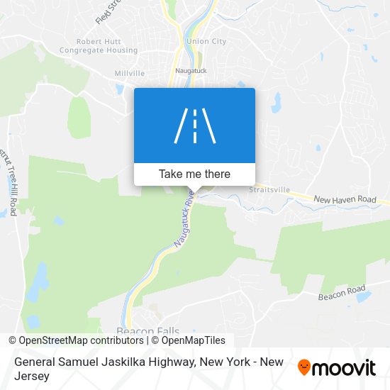 Mapa de General Samuel Jaskilka Highway