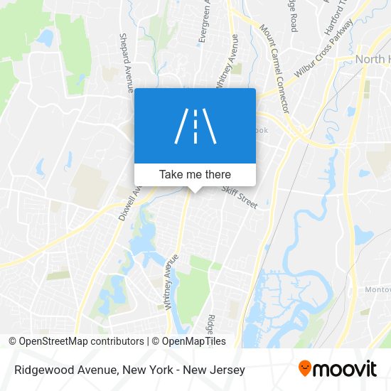 Ridgewood Avenue map