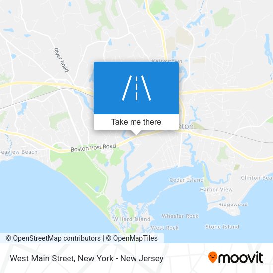 Mapa de West Main Street