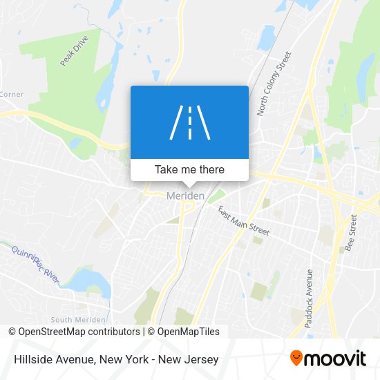 Mapa de Hillside Avenue