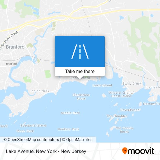 Mapa de Lake Avenue