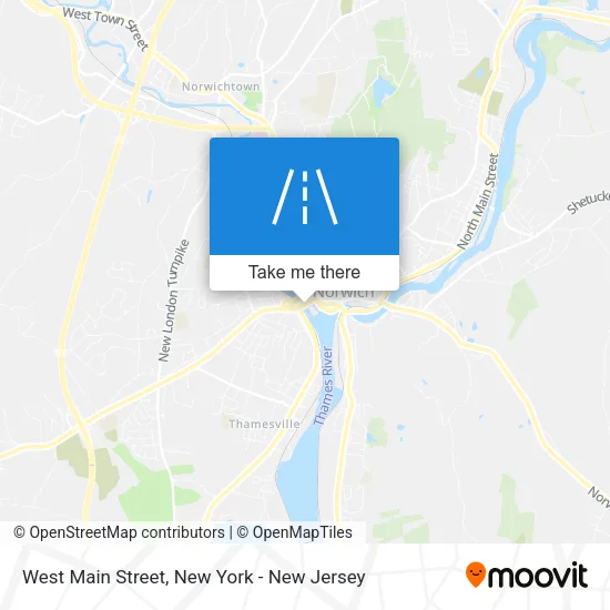 Mapa de West Main Street
