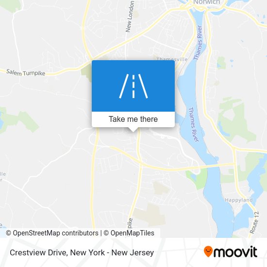 Mapa de Crestview Drive