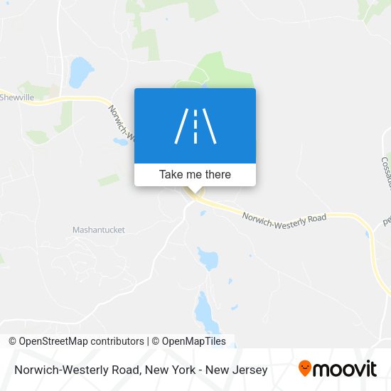 Mapa de Norwich-Westerly Road