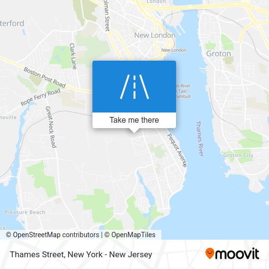 Mapa de Thames Street