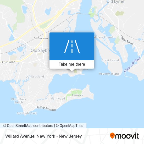 Mapa de Willard Avenue