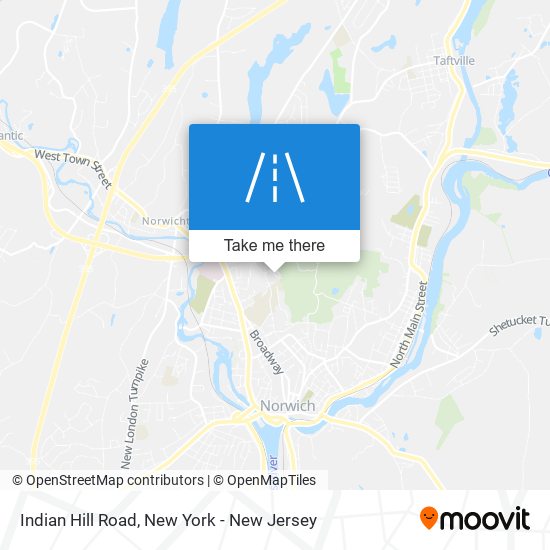 Indian Hill Road map