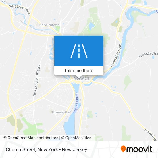 Mapa de Church Street
