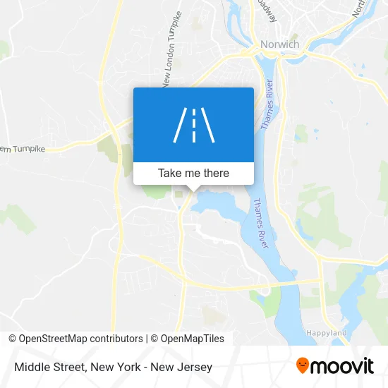Middle Street map