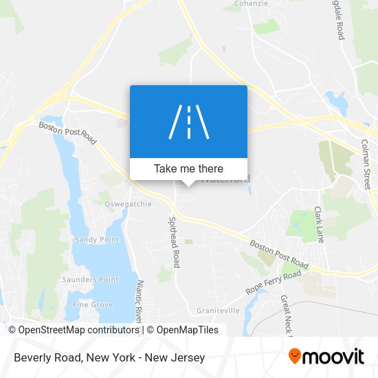 Beverly Road map