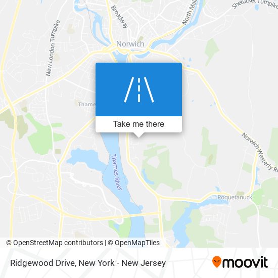 Ridgewood Drive map