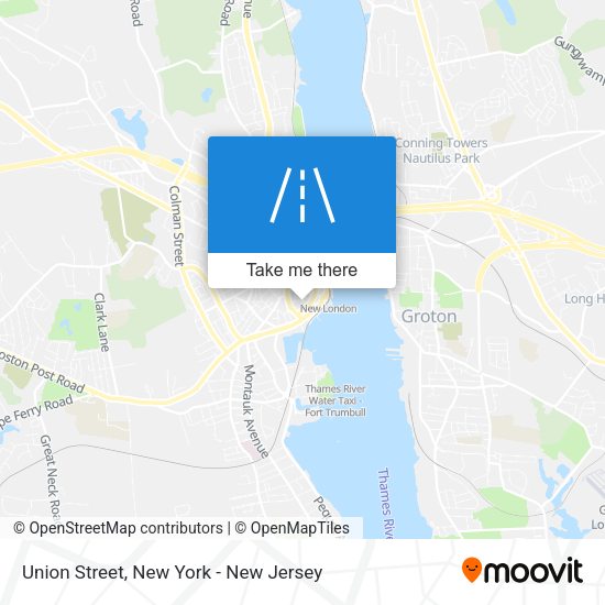 Mapa de Union Street