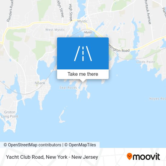 Mapa de Yacht Club Road