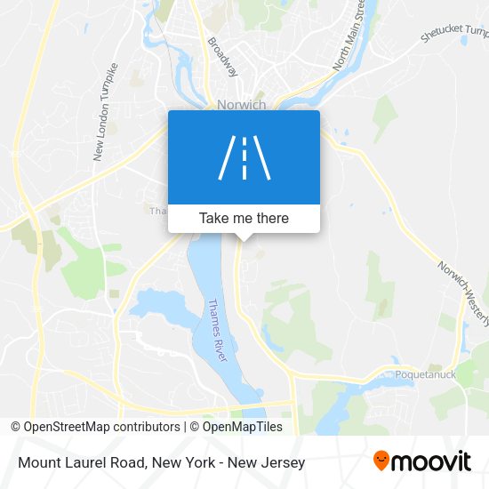 Mapa de Mount Laurel Road