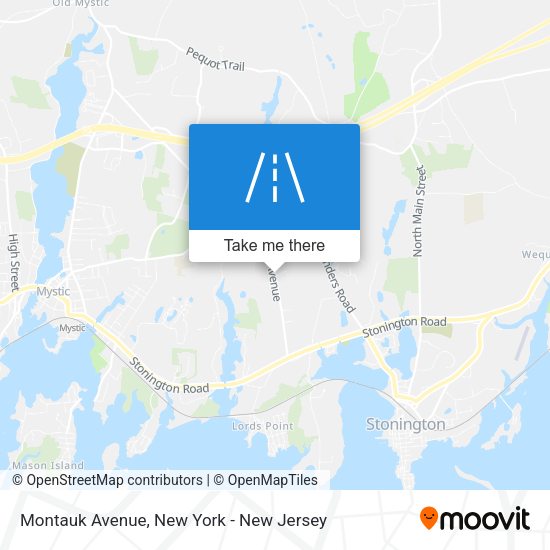 Montauk Avenue map