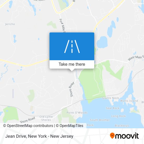 Jean Drive map