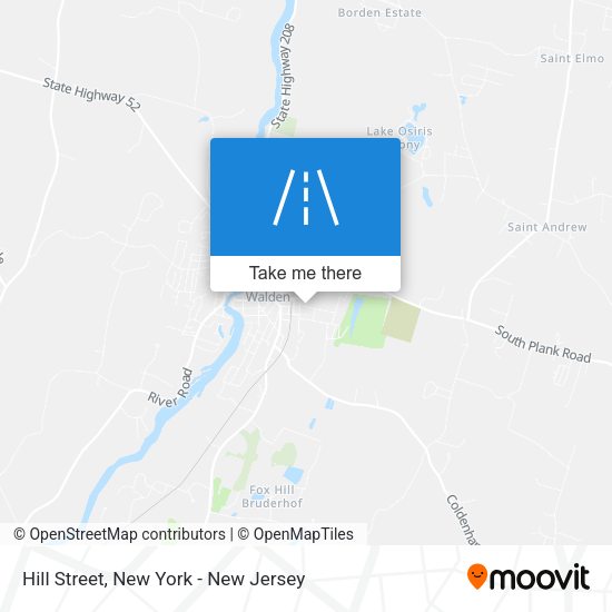 Mapa de Hill Street