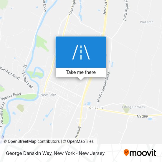Mapa de George Danskin Way