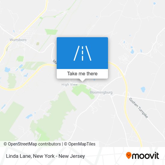 Linda Lane map