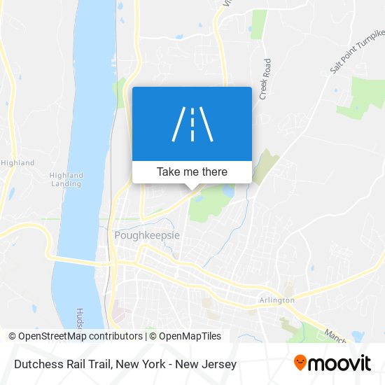 Dutchess Rail Trail map