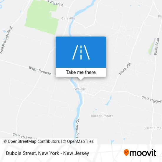 Mapa de Dubois Street