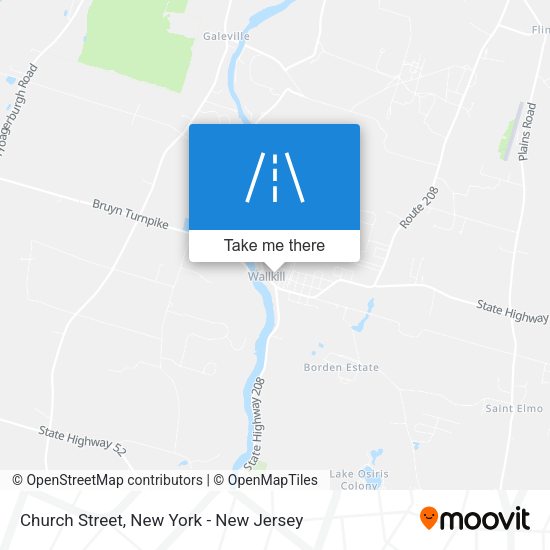 Mapa de Church Street