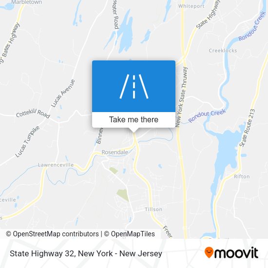 State Highway 32 map