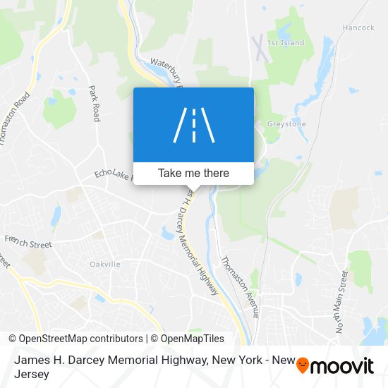 Mapa de James H. Darcey Memorial Highway