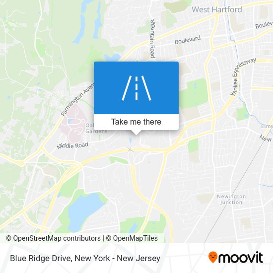 Mapa de Blue Ridge Drive