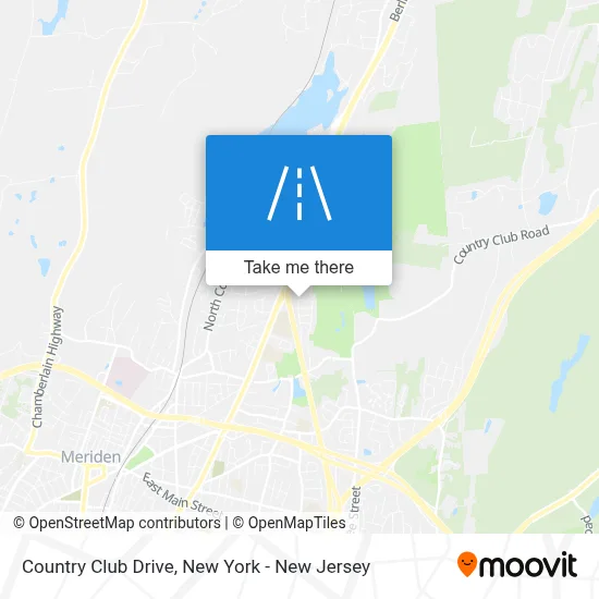 Country Club Drive map