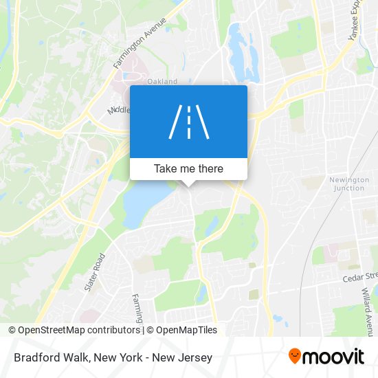 Mapa de Bradford Walk