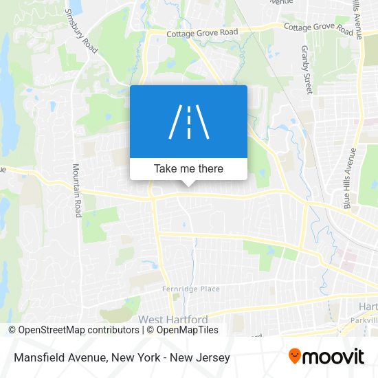 Mapa de Mansfield Avenue